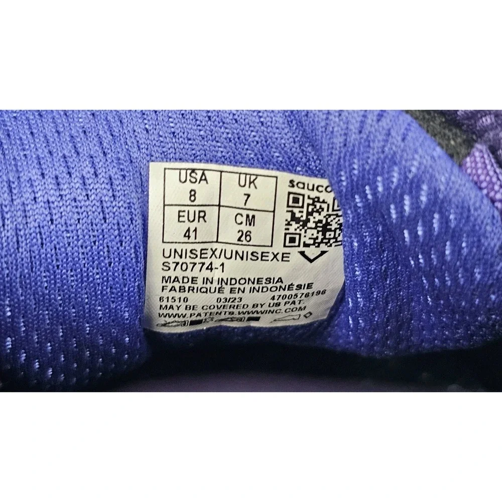 Saucony ProGrid Omni 9 Running Shoes Mens 8 Purple Part Pack‎ Athletic Sneakers